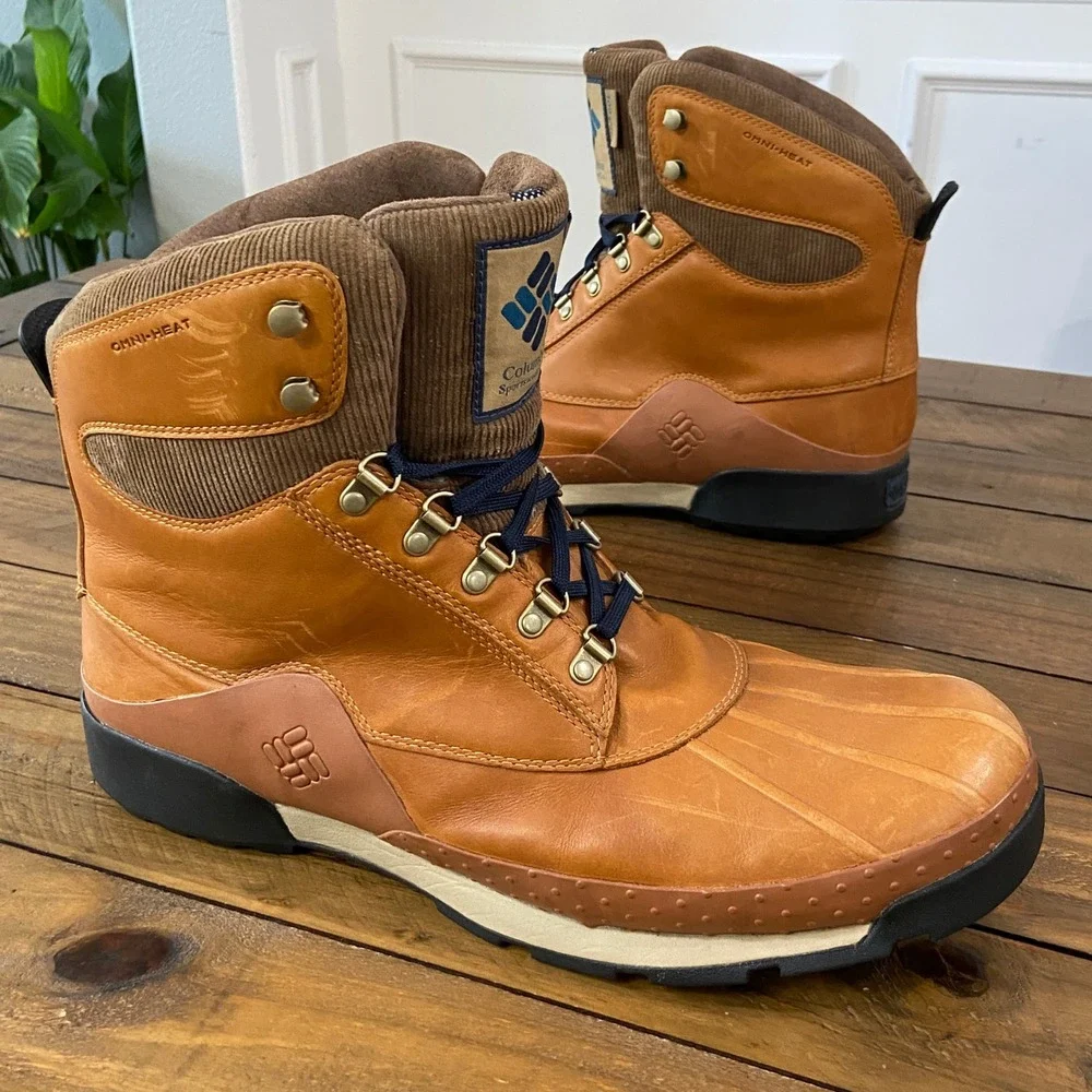Columbia Bugaboot Original Omni-Heat Waterproof Winter Boots Mens 16 BM3871-242